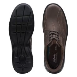 Clarks Gessler Lace Dark Brown Leather 15 Clarks Gessler Lace Dark Brown Leather -Clarks 26171540 W 7