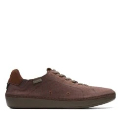 Clarks Higley Lace Brown Canvas