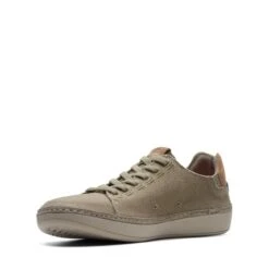 Clarks Higley Lace Olive Canvas 12 Clarks Higley Lace Olive Canvas -Clarks 26171546 W 4
