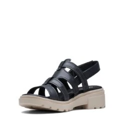 Clarks Coast Shine Black Leather -Clarks 26171725 W 4