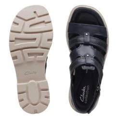 Clarks Coast Shine Black Leather -Clarks 26171725 W 7