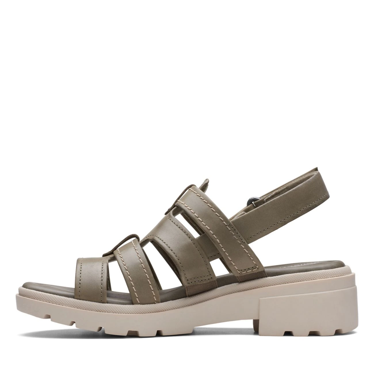 Clarks Coast Shine Olive Leather 7 Clarks Coast Shine Olive Leather - Image 5