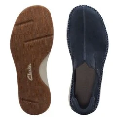 Clarks Gorsky Step Navy Suede -Clarks 26171756 W 7