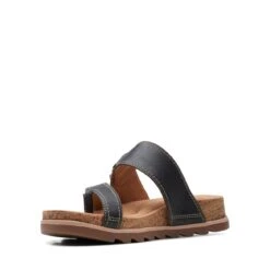 Clarks Yacht Beach Black Leather 12 Clarks Yacht Beach Black Leather -Clarks 26171767 W 4