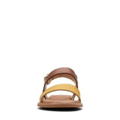 Clarks Karsea Strap Tan Combi -Clarks 26171873 W 3