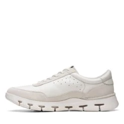 Clarks Nature X One White Leather -Clarks 26171924 W 5