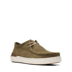 Clarks Court Lite Wally Dark Olive Suede 10 Clarks Court Lite Wally Dark Olive Suede -Clarks 26171983 W 2