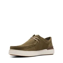 Clarks Court Lite Wally Dark Olive Suede 12 Clarks Court Lite Wally Dark Olive Suede -Clarks 26171983 W 4