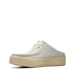 Clarks Wallabee Cup Lo Off White Suede 12 Clarks Wallabee Cup Lo Off White Suede -Clarks 26171996 W 4