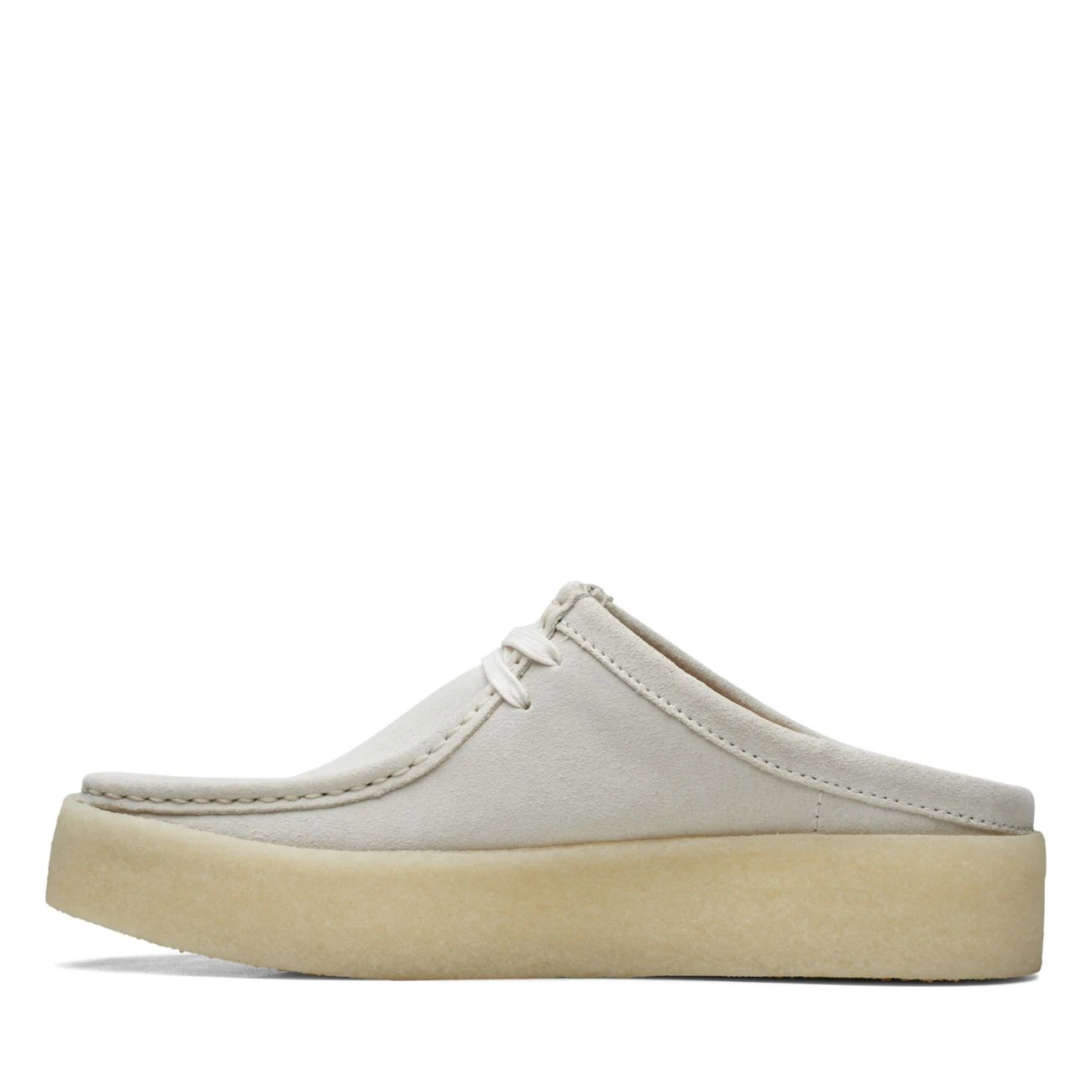 Clarks Wallabee Cup Lo Off White Suede 7 Clarks Wallabee Cup Lo Off White Suede - Image 5