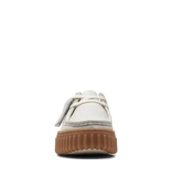 Clarks Torhill Bee Off White Leather -Clarks 26172085 W 3