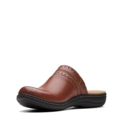 Clarks LAURIEANN EASE Dark Tan Leather -Clarks 26172239 W 4