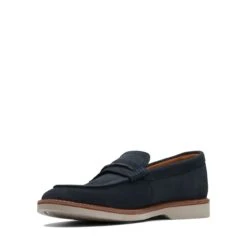 Clarks Atticus LT Slip Navy Suede 12 Clarks Atticus LT Slip Navy Suede -Clarks 26172441 W 4