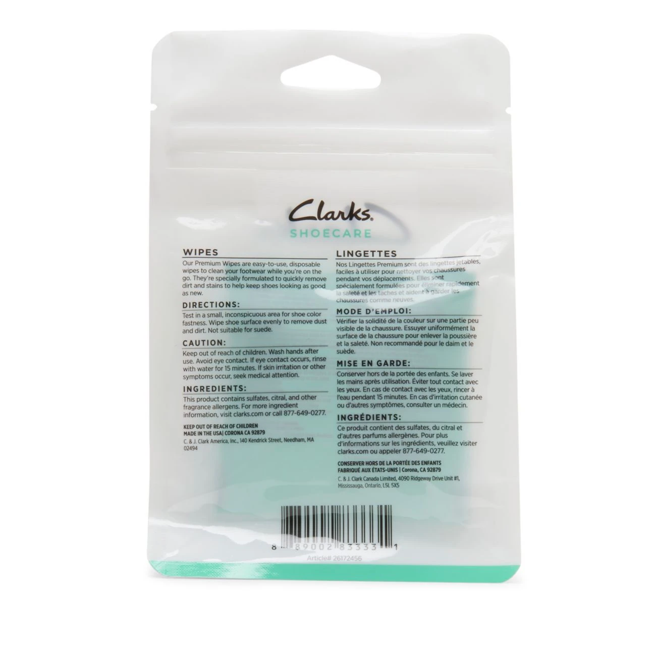 Clarks Wipes 5 Pack N/A 4 Clarks Wipes 5 Pack N/A - Image 2