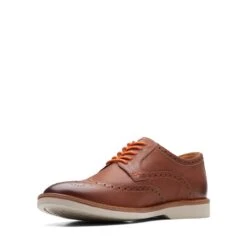 Clarks Atticus LT Limit Dark Tan Leather 12 Clarks Atticus LT Limit Dark Tan Leather -Clarks 26172502 W 4