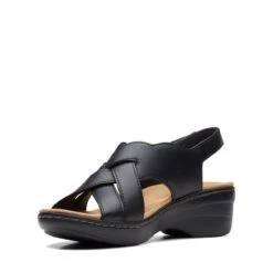 Clarks Merliah Echo Black Leather 12 Clarks Merliah Echo Black Leather -Clarks 26172747 W 4