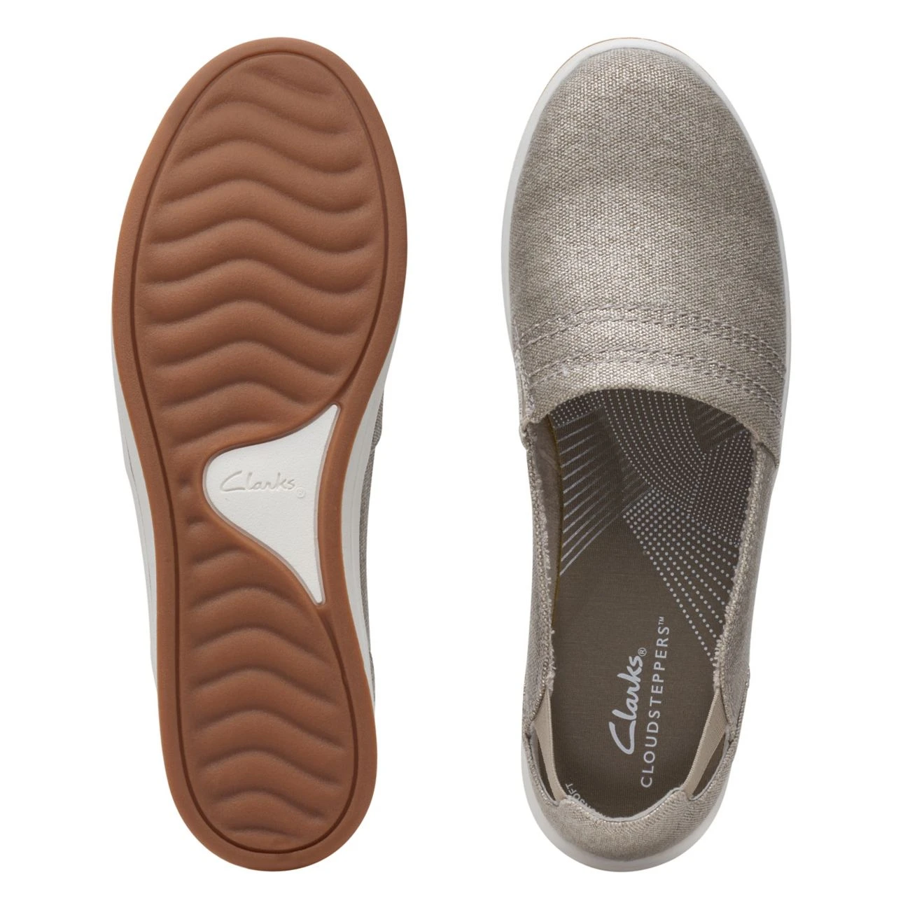 Clarks Breeze Step II Silver Metallic 9 Clarks Breeze Step II Silver Metallic - Image 7