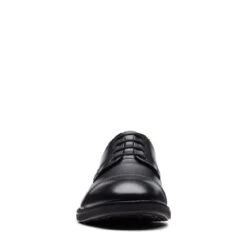Clarks Un Hugh Cap Black Leather 11 Clarks Un Hugh Cap Black Leather -Clarks 26172836 W 3