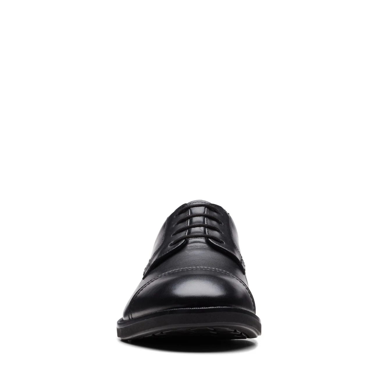 Clarks Un Hugh Cap Black Leather 5 Clarks Un Hugh Cap Black Leather - Image 3