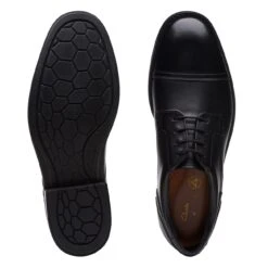 Clarks Un Hugh Cap Black Leather 15 Clarks Un Hugh Cap Black Leather -Clarks 26172836 W 7