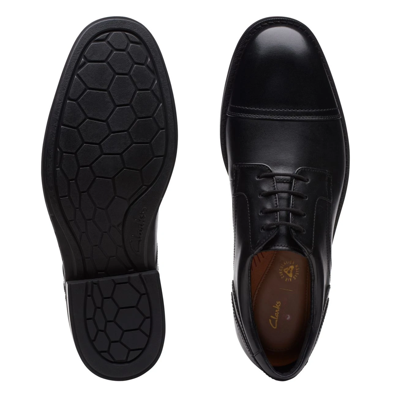 Clarks Un Hugh Cap Black Leather 9 Clarks Un Hugh Cap Black Leather - Image 7