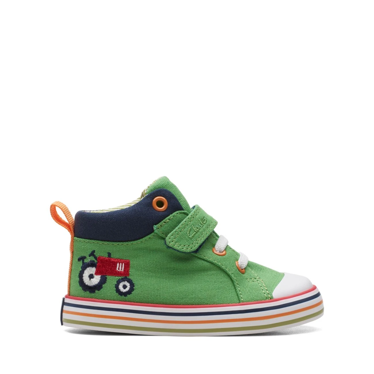 Clarks Foxing Tor Hi Toddler Green 3 Clarks Foxing Tor Hi Toddler Green