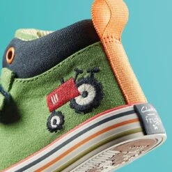 Clarks Foxing Tor Hi Toddler Green 13 Clarks Foxing Tor Hi Toddler Green -Clarks 26173004 W 12