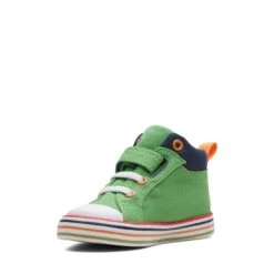 Clarks Foxing Tor Hi Toddler Green 16 Clarks Foxing Tor Hi Toddler Green -Clarks 26173004 W 4
