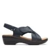 Clarks Merliah Echo Navy Leather