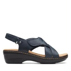 Clarks Merliah Echo Navy Leather