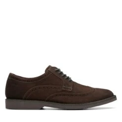 Clarks Atticus LT Limit Dark Brown Suede