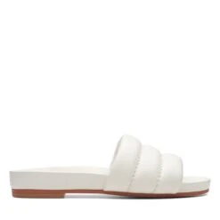 Clarks Pure Soft Off White Leather