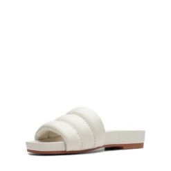 Clarks Pure Soft Off White Leather -Clarks 26173701 W 4